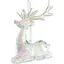 Украшение декоративное Chomik Олень пластик перламутр 8x9 см (BAI5881) - миниатюра 2