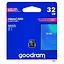 Карта памяти GOODRAM microSDHC 32GB Class 10 UHS I + ad M1A0-0320R12 - миниатюра 2