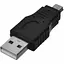 Перехідник штекер Usb Aтато штекер mini Usb 5pin - мініатюра 1