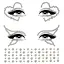 Наліпки Leg Avenue Ayla face jewel sticker - мініатюра 1