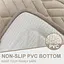 Коврик для ванной и туалета Lovely Svi мягкий, абсорбирующий, нескользящий 50 x 80 x 1.5 см Бежевый (2565057) - миниатюра 3