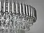 Каскадна кришталева люстра Діаша для вітальні на 15 ламп - мініатюра 4