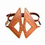 Маска на очі Lockink Vixen Blindfold коричневий - мініатюра 3