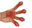Фитнес-тренажер для пальцев Finger Exerciser Heavy, сильный Qmed fit0025161 - миниатюра 2