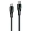 Кабель Proove Soft Silicone Type-C to Type-C 60W (2m) black - мініатюра 1