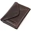 Мужской кожаный кошелек Grande Pelle 8х10х1.5 см acs0025794 - миниатюра 2