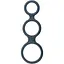 Эрекционное кольцо Boners Triple Cock Ring 18 см серый - миниатюра 1