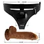 Страпон Pretty Love Harness Briefs Micheal 20 см коричневый - миниатюра 7