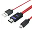 Конвертер MHL 11P MicroUSB на HDMI (тато) 1.8 м - мініатюра 1