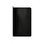 Вугільно-чорний шкіряний блокнот (софт-бук) 8.0 на гумці - мініатюра 6