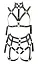 Бондажний набір Bad Kitty Naughty Toys Bondage Set S/M чорний - мініатюра 6