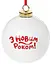 Набір керамічних куль З Новим роком 4 штуки Bona 8.2х8х9.7 см dec0008437 - мініатюра 2