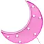 Нічник-світильник Місяць рожевий - мініатюра 1