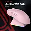 Мишка Ajazz AJ139 V2 MC Wireless/Bluetooth/USB Pink (AJ139-V2-MC-Pink) - мініатюра 7