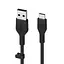 Belkin Кабель USB-A > USB-C зарядка/синхронизация 3м, 60Вт, Type-C, силиконовый с клипсой, черный - миниатюра 9