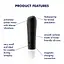 Вібратор Satisfyer Ultra Power Bullet 2 10.5 см чорний - мініатюра 8