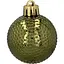 Комплект елочных шариков Chomik пластиковые 4 см золотистые и белые 16 шт. (GIF7351) - миниатюра 6