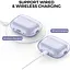 Чехол AhaStyle Transparent Case для Airpods Pro 2 Purple [133867] - миниатюра 4