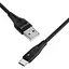 Кабель Proove Soft Silicone USB-A to USB-C 2.4A 1m Black (CCSO20001201) [130627] - миниатюра 3
