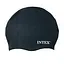 Шапочка для плавання Intex 55991 силікон від 8 років 20 см чорний - мініатюра 1