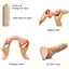 Реалістичний фалоімітатор Strap-On-Me Sliding Skin Realistic Dildo Vanille - M - мініатюра 3