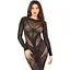 Сукня Leg Avenue Lace and Net Bodycon Gown One Size - мініатюра 2