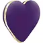 Вібратор Rianne S Heart 5.5 см фіолетовий - мініатюра 1