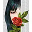 Картина за номерами "Барвиста поезія: Червона троянда" ©art_selena_ua Ідейка KHO8610, 40х50 см - мініатюра 1