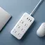 Мережевий фільтр подовжувач Xiaomi 6 розеток + 3 юсб порта 1.8 m Mi Power Strip - мініатюра 3