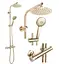 Душова система Rea Bliss brushed gold із термостатом REA-P8413, Золотий - мініатюра 5