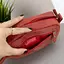 Косметичка женская кожаная HandyCover HC0029 красная с ручкой - миниатюра 4