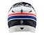 Велошолом Troy Lee Designs D3 Fiberlite Silhoette Navy/White S (1106-198757002) - мініатюра 3