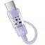 Дата кабель Baseus Gem Fast Charging Type-C to Type-C 100W (1m) (P10373000111) Nebula Purple - мініатюра 3