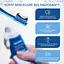 Зубна щітка SmileCare Medium Blue Medosan - мініатюра 3