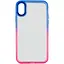 Чохол Epik TPU+PC Fresh sip series для Apple iPhone XS Max 6.5 Рожевий/Синій - мініатюра 2