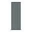 Радіатор дизайнерський Ideale Vittoria 11 9/1800/612 антрацит (бокове підключення), Антрацит - мініатюра 1