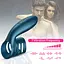 Насадка на пенис B - Series Fox Foxshow Wibrator Silicone Ring 11 см синий - миниатюра 8