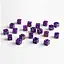 Набір кубиків Q-Workshop Full Pack D6s: Shimmering Purple&Gold (20 шт.) (S20605) - мініатюра 3
