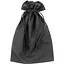 Мішечок із бавовни Rosa Talent 25х35 см чорна бавовна 135 г/м2   - мініатюра 1