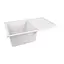 Кухонна мийка Lidz 790x495/230 WHI-01 (LIDZWHI01790495230), Білий - мініатюра 4