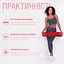 Коврик для йоги и фитнеса EasyFit TPE+TC 6 мм двухслойный красный-черный - миниатюра 2