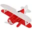Детский металлический самолет A-Toys XG879-102 красный инерционный - миниатюра 1