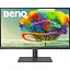 TFT 31.5" BenQ PD3205U, IPS, 4K UHD, HDMI, DP, 2 х USB-С , USB-hub, HAS, кол, темно- сірий - мініатюра 1
