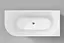 Ванна акриловая угловая Rea Sydney Bellanto 170x80 R whte REA-W6900 Белый - миниатюра 3