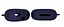 Чохол-накладка DK Silicone Candy Friendly з карабіном для Oppo Enco W11/W12 (dark blue) - мініатюра 2