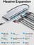 Док-станція Vention USB3.1 Type-C -- HDMI/VGA/USB-C/USB3.0x3/RJ45/SD/TF/TRRS 3.5mm/PD 100W 11in1 (THTHC) - мініатюра 3