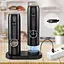 Virklyee USB Charging Pepper Mills Електричні млини для солі та перцю Набір з 2 регульованих шорстків зі світлодіодним - мініатюра 5