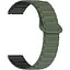 Ремешок DK CDK для Realme Watch S 22mm Silicone Shaped Magnetic Band (018823) (green / black) - миниатюра 1