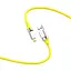 Кабель XO NB251 Liquid Silicone Rubber for Lightning 6A/1 м Желтый - миниатюра 1