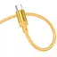 Дата кабель Borofone BX108 Start silicone USB to Type-C 3A (1m) Gold - мініатюра 3